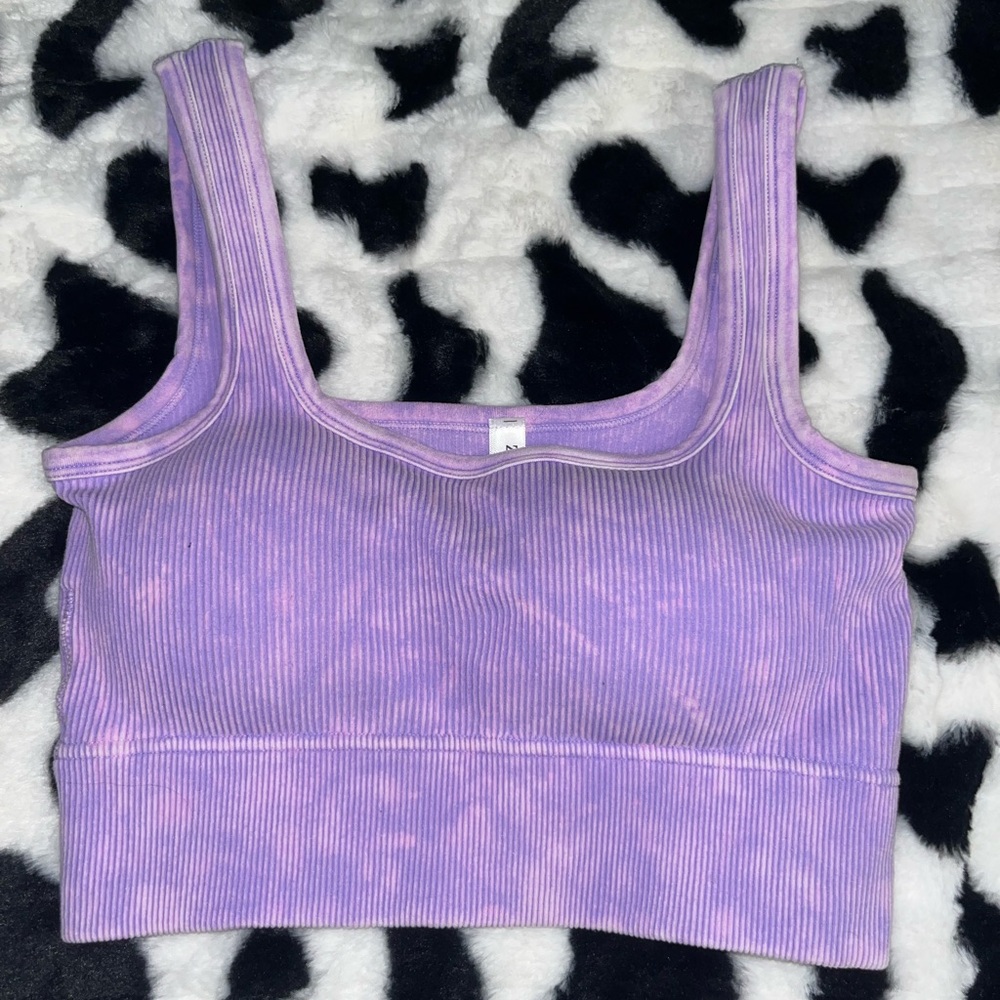 Zenana Outfitters Purple Crop Top